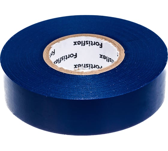 Изолента ПВХ FORTISFLEX Heavy Duty 19 ммх0.18 ммх20 м синяя 71239