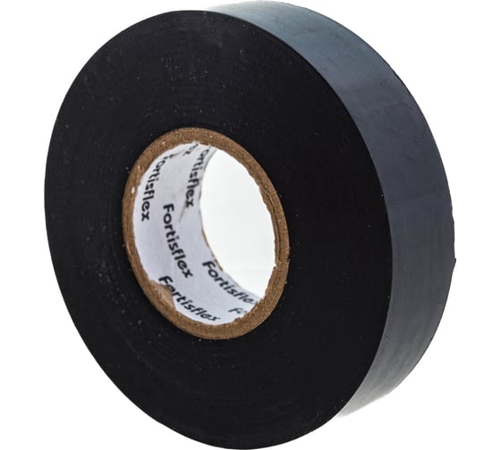 Изолента ПВХ FORTISFLEX Heavy Duty 19 ммх0.18 ммх20 м черная 71240