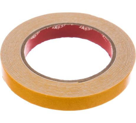 Монтажная клейкая лента на вспененной основе КУРС белая, 15мм х 5м 11783