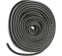 Щеточный уплотнитель ТУНДРА самоклеящийся, 7x6 мм, серый, 10 м 9103458