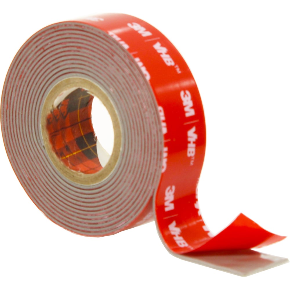 Двусторонняя термостойкая монтажная клейкая лента 3М GPH 110 19 мм, 2 м ...