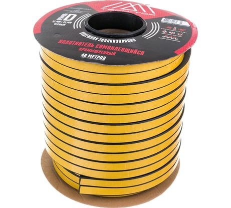 Промышленный уплотнитель (черный, D 12х14 мм, бухта 40 м) TECH-TOP 024-0001 53932