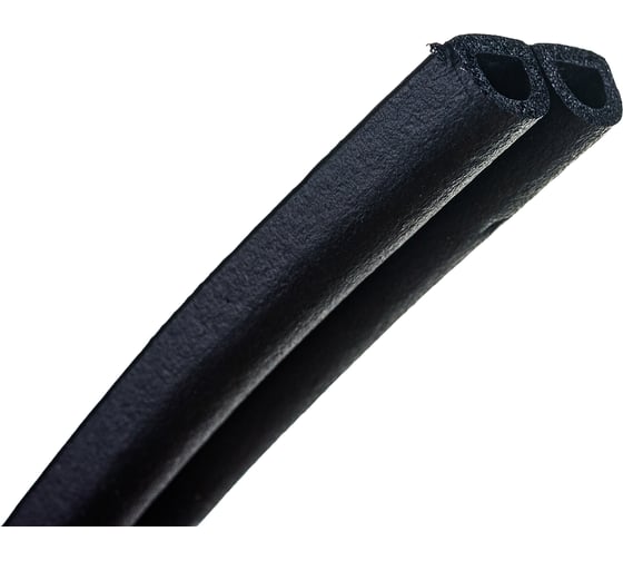 Уплотнитель (черный, D 9х8 мм, бухта 100 м) TECH-TOP 026-0003 53926