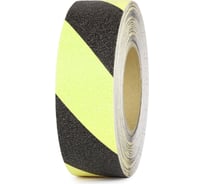 Универсальная противоскользящая лента Vell, черно-зеленый, фотолюминесцентная (50 мм х 18,3 м) 991681