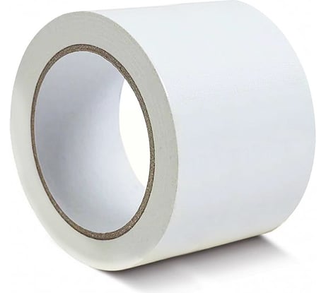 Лента для разметки самоклеящаяся Vell длина 33 м, ширина 75 мм, белая, 0,15 мм, ПВХ (Standart) 315918