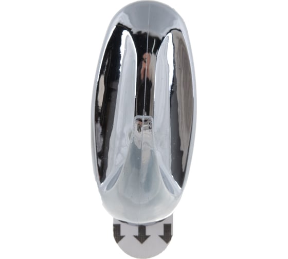 Универсальные самоклеющиеся крючки Aviora 3х5 см, хром 302-166