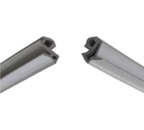 Набор уплотнителей для окон ПВХ KOMFORT москитные системы Veka 253 (рама) и Veka 254 (створка), серый, 20+20 м УДЧ02931