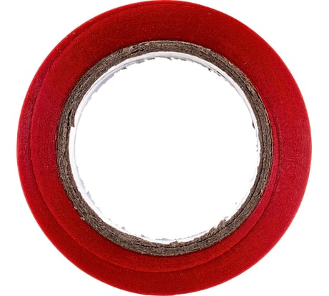 Изолента Volsten V02-7R-13х15-10 0,13х15 мм, красная, 10 метров 10284