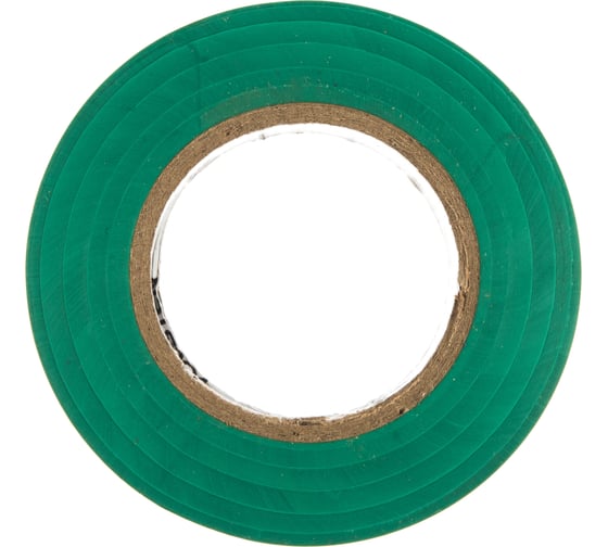 Изолента Volsten V02-7G-13х15-20 0,13х15 мм, зеленая, 20 метров 9793