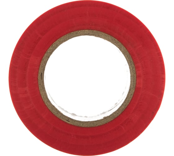 Изолента Volsten V02-7R-13х15-20 0,13х15 мм, красная, 20 метров 9794