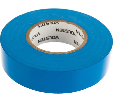 Изолента Volsten V02-7S-18х19-20 0,18х19 мм, синяя, 20 метров 9788
