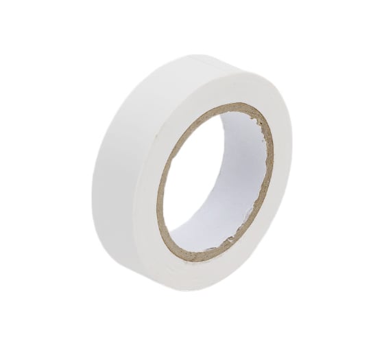 Изолента Volsten V02-7W-13х15-10 0,13х15 мм, белая, 10 метров 10289