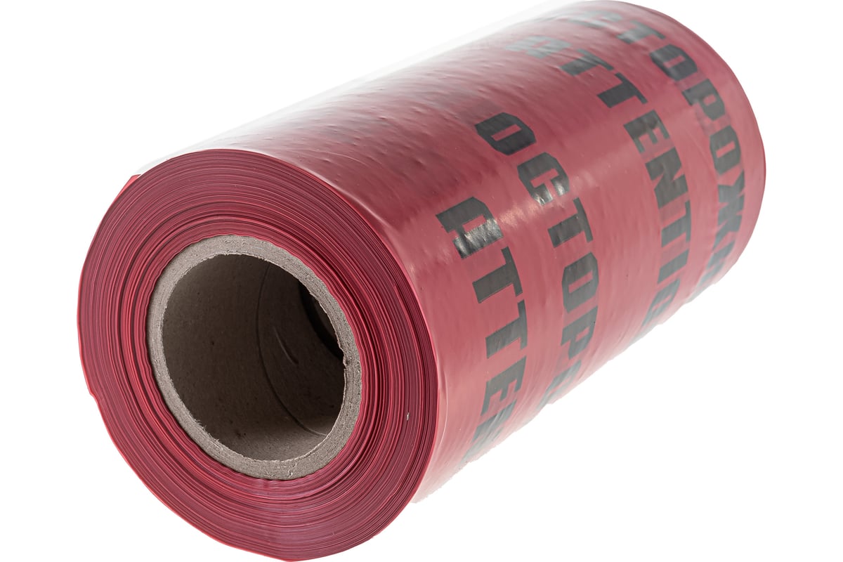 Сигнальная лента Сталер ЛСЭ-300 Осторожно кабель, 100п.м.х300мм, 100мкр ...