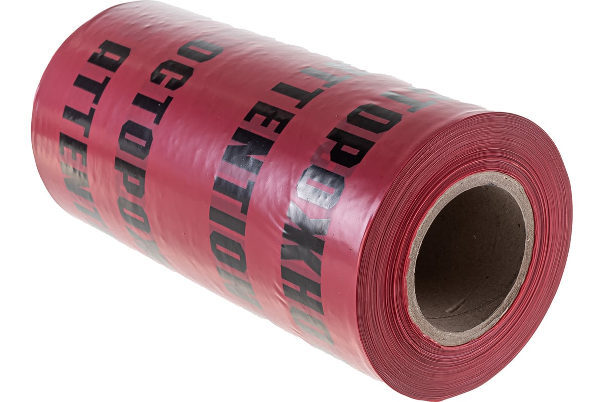 Сигнальная лента Сталер ЛСЭ-300 Осторожно кабель, 100п.м.х300мм, 100мкр ...