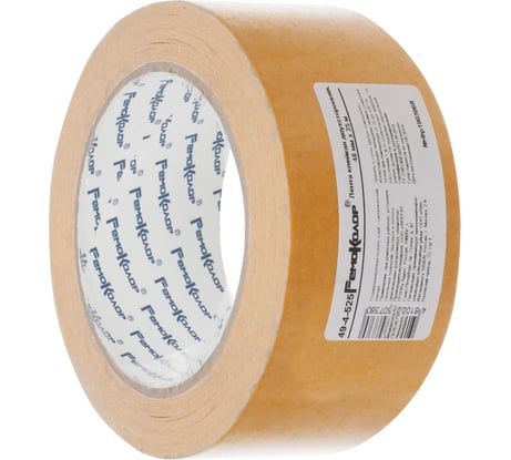 Клейкая двухсторонняя лента РемоКолор основа полипропилен, 48 мм х 25 м, 105 мкм 49-4-525