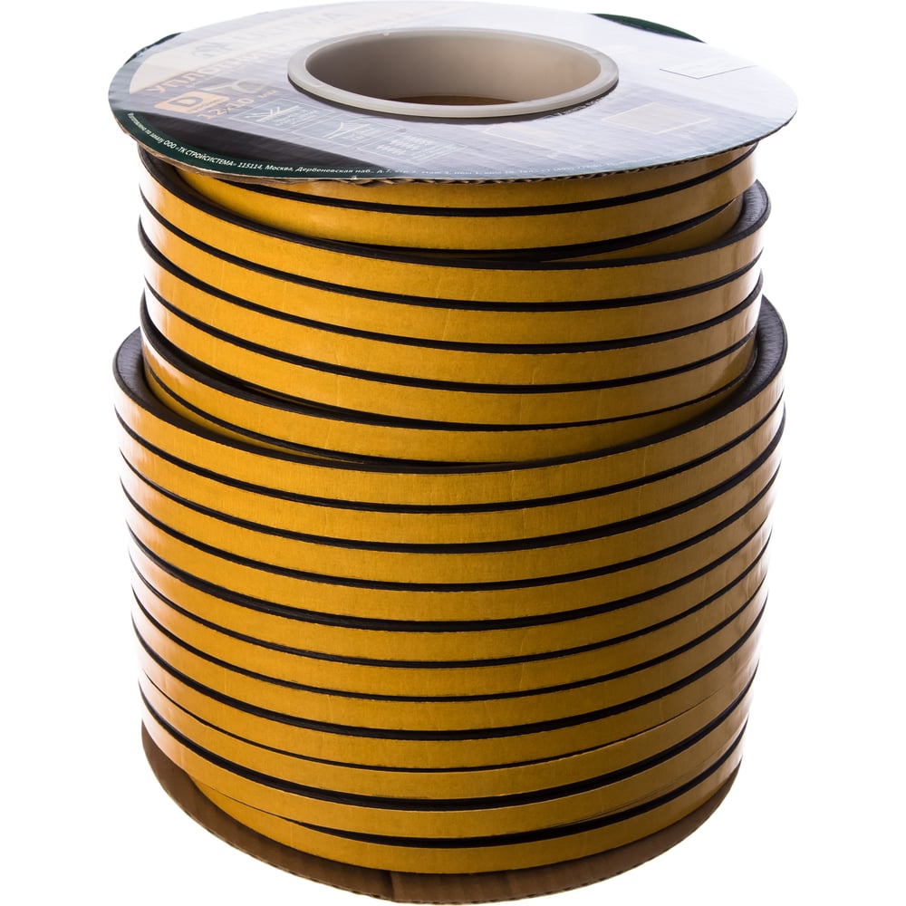 Самоклеящийся уплотнитель Ultima D 50, 12x10 мм черный SC-54 - выгодная ...