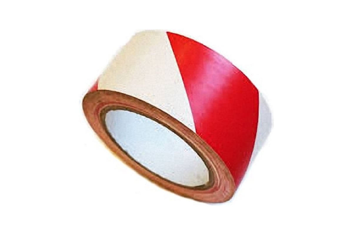 Лента для разметки SOFMIX 150 мкм, красно-белая, 50 мм х 33 м 15050337 ...