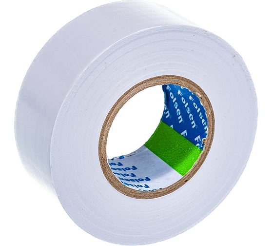 Изоляционная лента FOLSEN 25мм x 20м, белая 012605