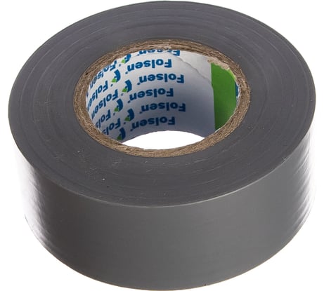 Изоляционная лента FOLSEN 25мм x 20м, серая 012606