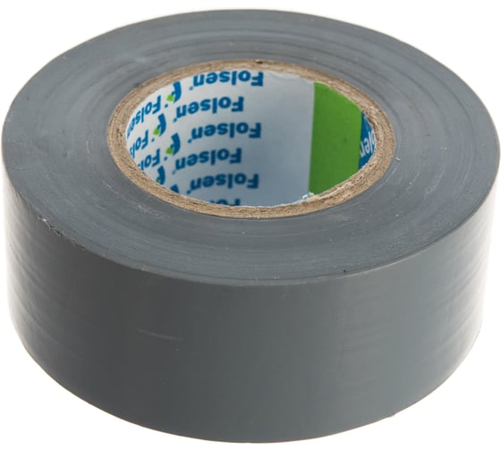 Изоляционная лента FOLSEN 25мм x 20м, серая 012606