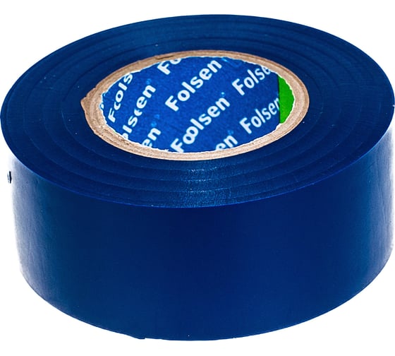 Изоляционная лента FOLSEN 25мм x 20м, синяя 012602