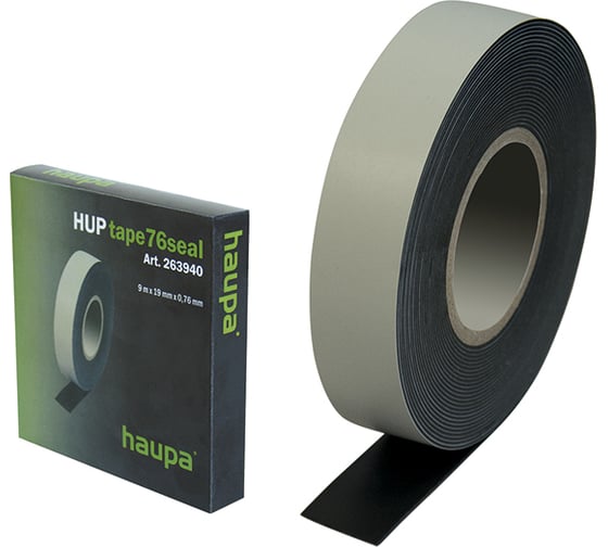 Самозапаиваемая изоляционная лента HAUPA tape76seal 19 мм x 9 м 263940