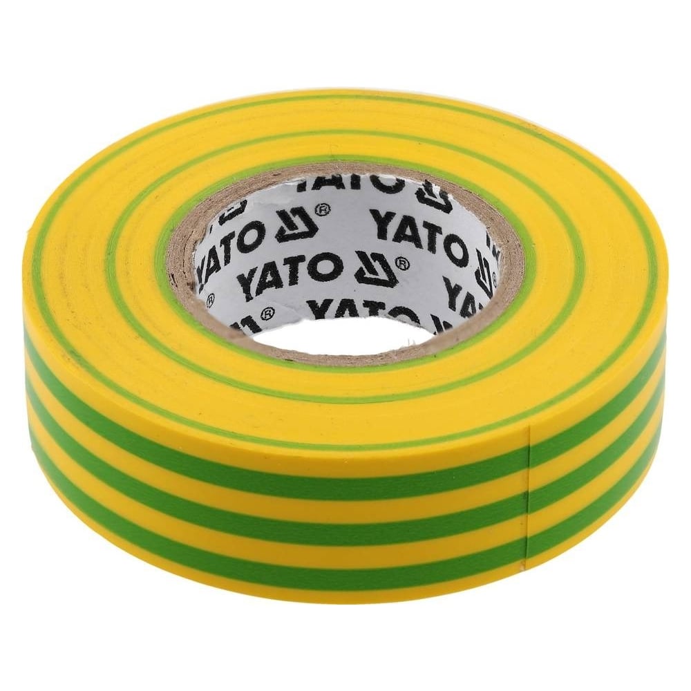 Изолента ПВХ YATO 19 мм, 20 м, желто-зеленая YT-81655 - выгодная цена ...