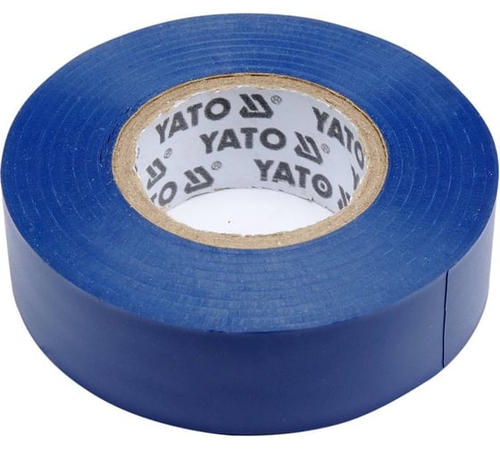 Изолента ПВХ YATO 19 мм, 20 м, голубая YT-81651