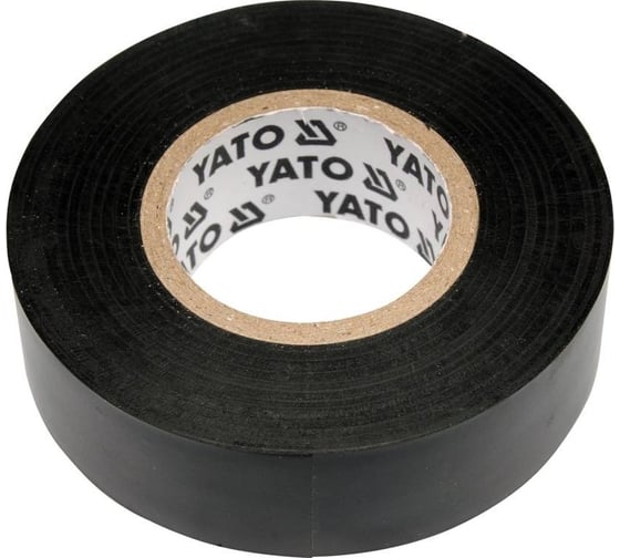 Изолента ПВХ YATO 19 мм, 20 м, черная YT-8165 1