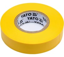 Изолента ПВХ YATO 15 мм, 20 м, жёлтая YT-81594