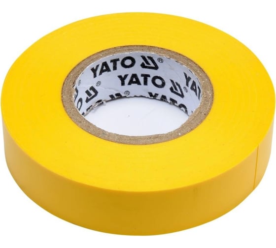 Изолента ПВХ YATO 15 мм, 20 м, жёлтая YT-81594 1