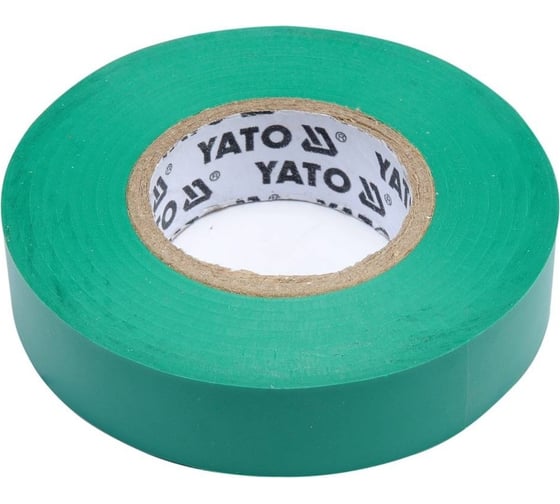 Изолента ПВХ YATO 15 мм, 20 м, зелёная YT-81595 1