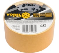 Двухсторонняя клейкая лента VOREL укладка ковровых покрытий, 50 мм, 10 м 75261