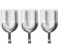 Настенные самоклеящиеся крючки VOREL 3 шт. 74752