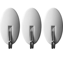 Настенные самоклеящиеся крючки VOREL 3 шт. 74751