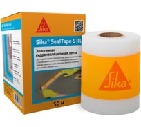 Лента для герметизации швов, примыканий и углов во влажных помещениях SIKA SealTape S Рулон 50м 658122