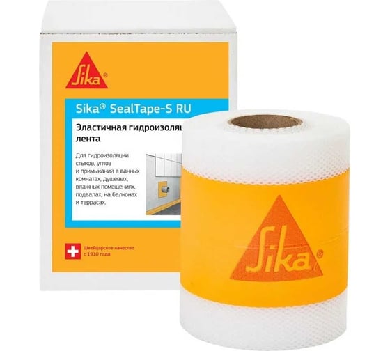 Лента для герметизации швов, примыканий и углов во влажных помещениях ...