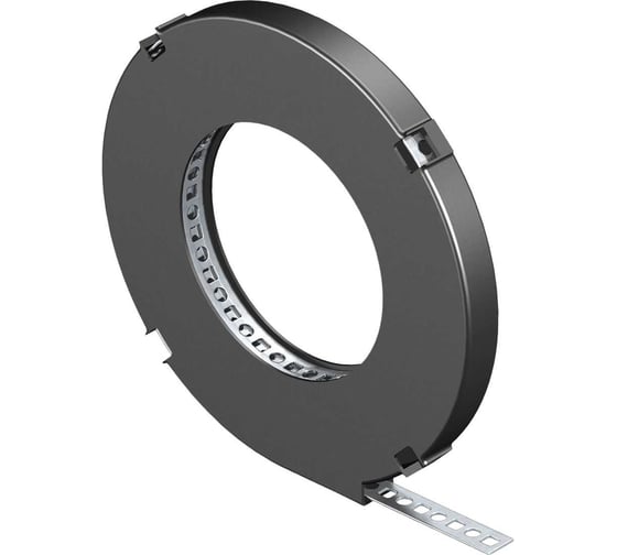 Монтажная лента ОБТЕК перфорированная прямая, 1 шт., 17x0.75 мм 06833263