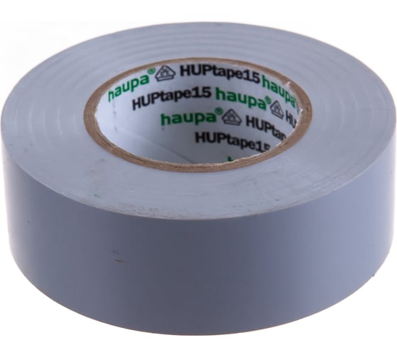 Изолента ПВХ HAUPA цвет серый, шир.25 мм, длина 20 м, d 74 мм 263866
