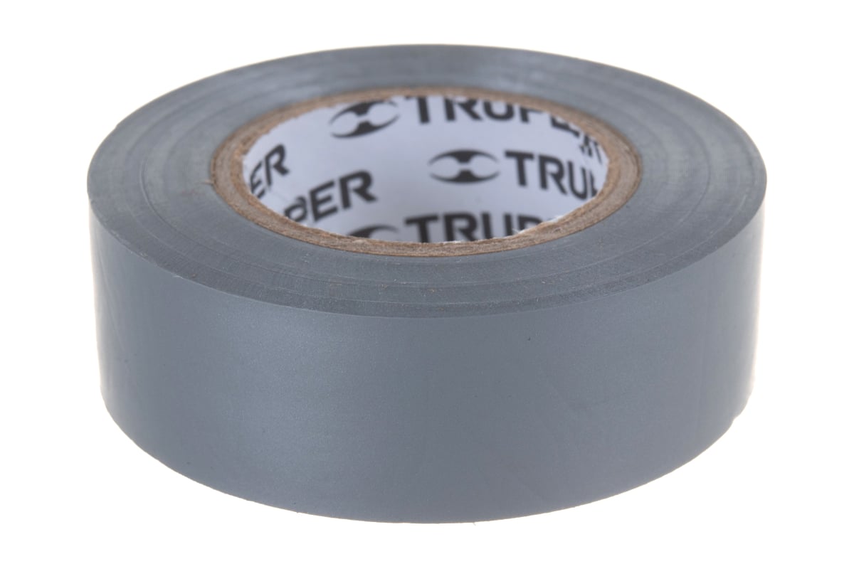 Изолента Truper акрил, 9 м, ширина 19 мм, серая M-22G 13516 - выгодная ...