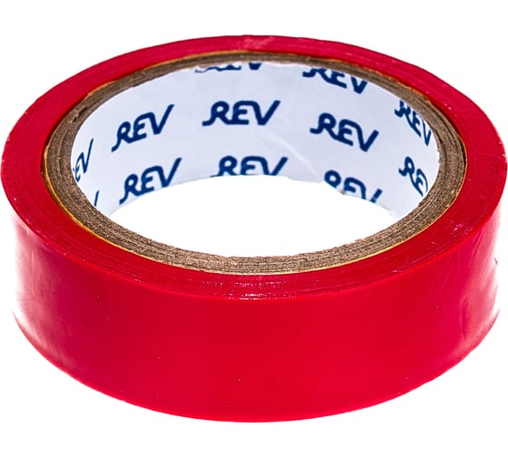Изолента REV ПВХ 0,13х15мм Красная 5м DIY 28675 2