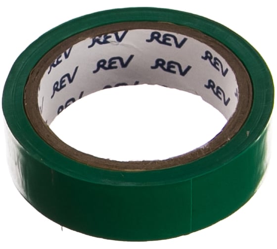 Изолента REV ПВХ 0,13х15мм зеленая 5м 28678 3