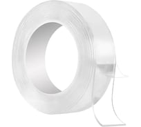 Клейкая нано-лента Дон Баллон (10х1 мм х 3 м) акриловая, двухсторонняя, многоразовая, прозрачный, 1 шт. 6015360