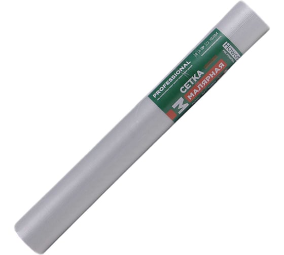 Малярная щелочестойкая стеклосетка HOWARD 45г/м2, 1м х 50м +-2 00-00000313