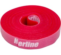 Лента (липучка) в рулоне Hyperline WASNR-5x16-RD ширина 16 мм, длина 5 м, красная 401660