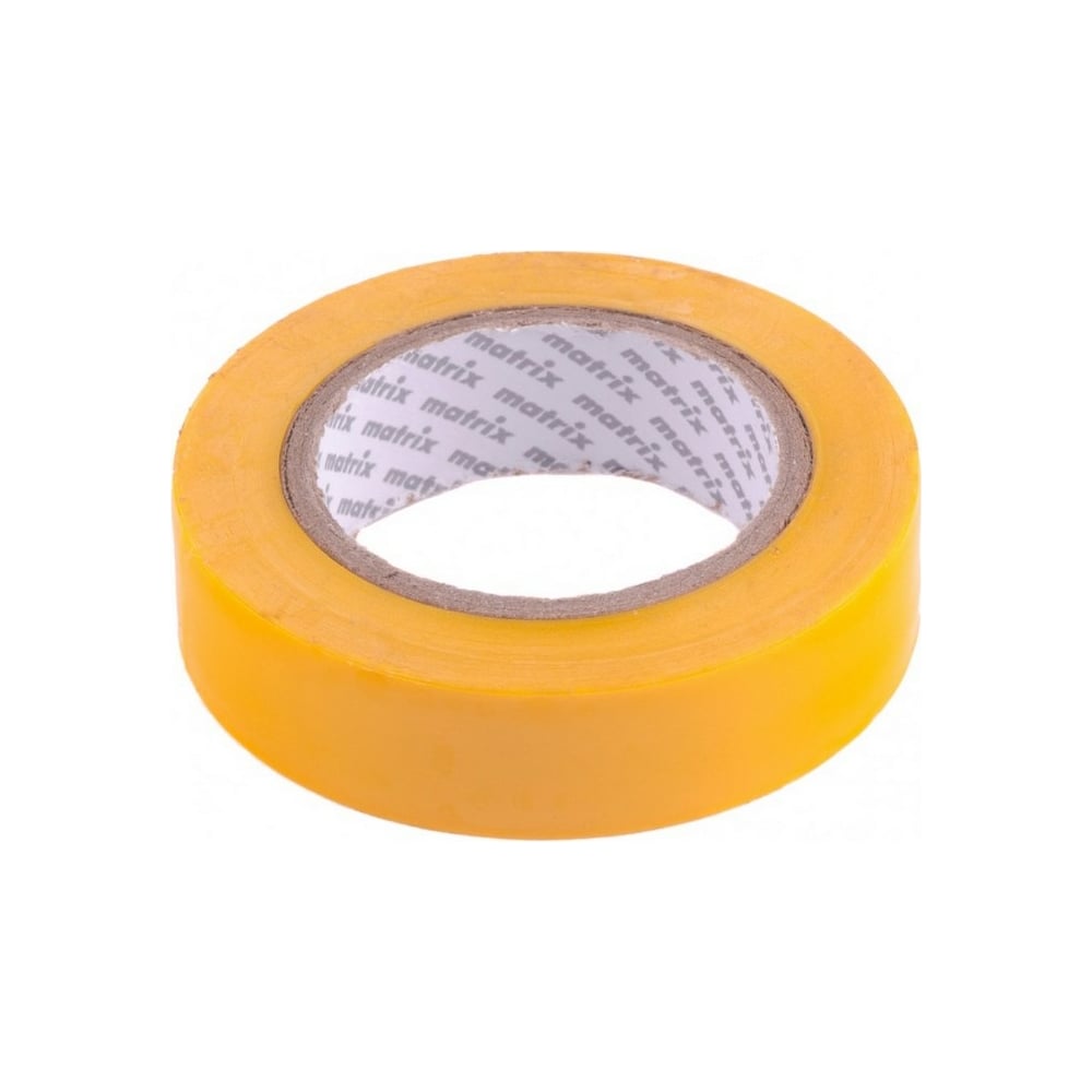 Изолента MATRIX ПВХ, 15 мм х 10 м, желтая, 150 мкм 88773 - выгодная ...