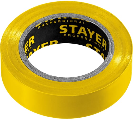 Изолента STAYER Protect-10 ПВХ 10м (0,13х15 мм), желтая 12291-Y