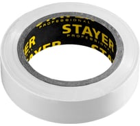 Изолента ПВХ STAYER Protect-10 10м 0,13х15 мм, белая 12291-W