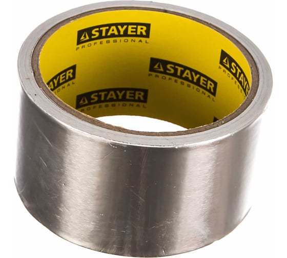 Алюминиевая лента STAYER, до 120С, 50мкм, 50мм х 10м 12268-50-10