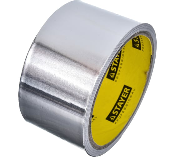 Алюминиевая лента STAYER, до 120С, 50мкм, 50мм х 10м 12268-50-10